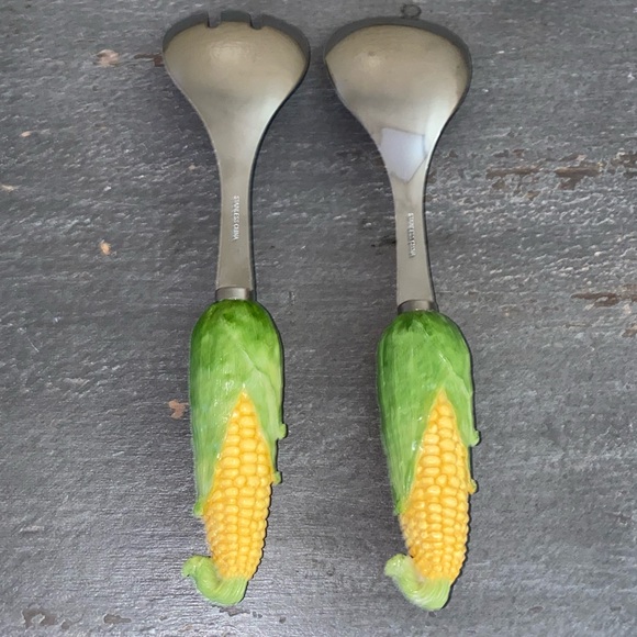 New double sets of serving fork and spoon - Picture 3 of 7